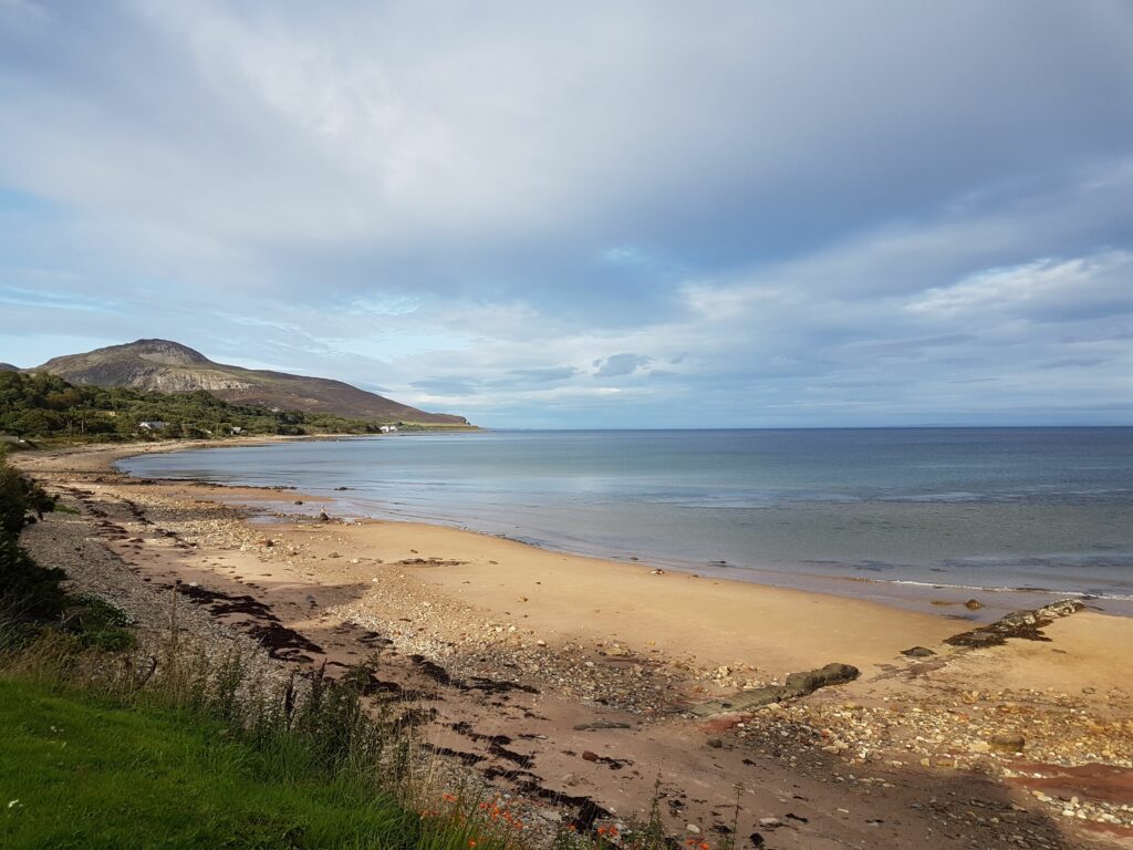 Bild vom Strand in Schottland. Isle of Arran