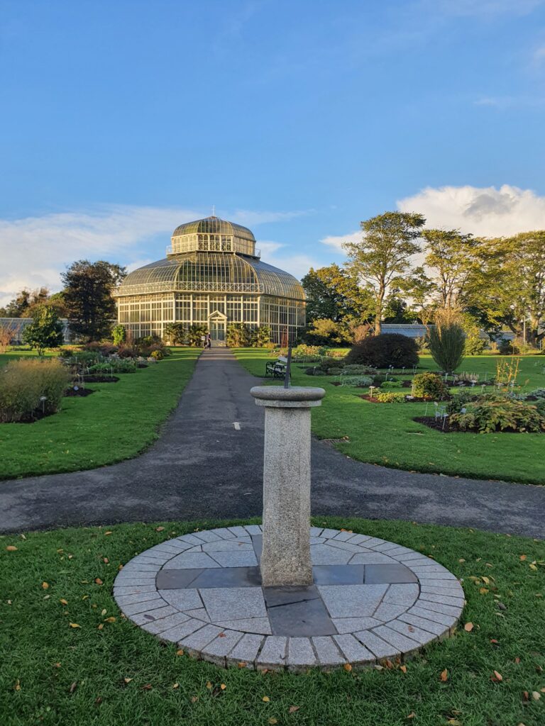 viktorianisches Gewächshaus im botanischen Garten